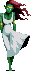 A Sprite of Dryad from the Mega-CD version of Shin Megami Tensei