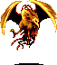 A Sprite of Phoenix from the Mega-CD version of Shin Megami Tensei