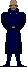 Sprite of a Gaean man in Shin Megami Tensei (Playstation)