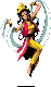 Sprite of Lakshmi from the Mega-CD version of Shin Megami Tensei