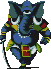 A Sprite of Girimekhala from the PlayStation version of Shin Megami Tensei