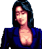 Portrait of a saddened Yuriko from the Mega-CD version of Shin Megami Tensei