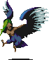 A Sprite of Gu Huo Niao from the PlayStation version of Shin Megami Tensei