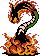 Sprite of Salamander from Digital Devil Story: Megami Tensei II.