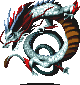 A Sprite of Baek Yong from the PlayStation version of Shin Megami Tensei