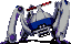 Sprite of a T95CP in Shin Megami Tensei (Mega-CD).