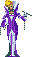 The Madam's sprite in the Ruby Earrings Visionary from the Game Boy Advance version of Shin Megami Tensei II