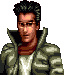 Sprite of Chaos Hero's portrait in Shin Megami Tensei (Mega-CD).