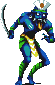 A Sprite of Lakhe from the PlayStation version of Shin Megami Tensei