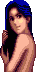 Portrait of naked Yuriko from the intro dream sequence from the Mega-CD version of Shin Megami Tensei