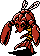 Animated sprite of Dead Lobster from Digital Devil Story: Megami Tensei II.