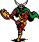 Animated sprite of Thor from Digital Devil Story: Megami Tensei II