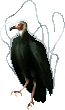 Kinap's in-game sprite as a vulture in Devil Summoner: Soul Hackers (PlayStation).