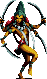 A Sprite of Dakini from the Mega-CD version of Shin Megami Tensei