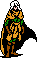 Sprite of the Girl with her hood down in Digital Devil Story: Megami Tensei II.