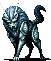 Sprite of Pascal's first demon form from the Mega-CD version of Shin Megami Tensei
