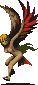 A Sprite of Harpy from the PlayStation version of Shin Megami Tensei