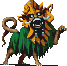 A Sprite of Barong from the PlayStation version of Shin Megami Tensei