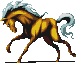 A Sprite of Kelpie from the PlayStation version of Shin Megami Tensei