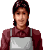 The portrait sprite of the Hero's Mother from Shin Megami Tensei (Mega-CD).