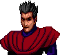 Sprite of Chaos Hero's Demon fusion portrait in Shin Megami Tensei (Mega-CD).