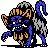 Animated sprite of Barong from Digital Devil Story: Megami Tensei II.