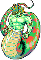 Hurt sprite of Naga Raja