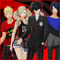 Persona 5 Regular Clothes and School Uniforms Set