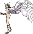 Sprite from the ending of the PC-98 version of Giten Megami Tensei: Tokyo Revelation