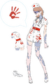 Yukari's Zombie Nurse Concept Artwork