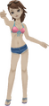 Yukari Takeba Pink Bikini