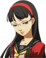 Yukiko's pensive summer uniform glasses portrait