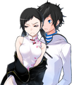 Fumi Kanno (Hurt) with the Protagonist