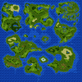 Overworld map in Last Bible III