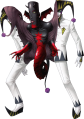 Artwork of an unused form of Joker called Devil Joker which does not appear in the final game