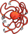 Unused hurt sprite from the Windows version of Giten Megami Tensei: Tokyo Revelation
