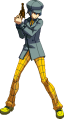 Palette 9 Based on Yukino Mayuzumi's appearance in Persona 2: Innocent Sin. Identical to Naoto's color 10 in Blazblue: Cross Tag Battle.
