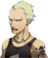 Kanji's angry summer clothes portrait