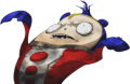 Teddie's crazy deflated bearsuit portrait