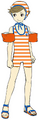Ken's Striped Half-Suit