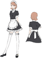 Yukari's Maid Uniform Concept Artwork