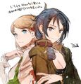 Artwork of Kiria Kurono and Eleonora Yumizuru to celebrate their introduction video