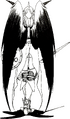Unused back artwork by Katsumi Aizaki for Giten Megami Tensei: Tokyo Revelation