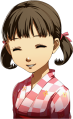Nanako's smiling yukata portrait