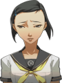 Yumi's thinking summer uniform portrait