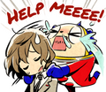 LINE Sticker EN Akechi and Teddie