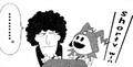 Illustration of Kazuma Kaneko losing to Jack Frost at Bust A Groove from "Kazuma Deluxe" Vol. 7