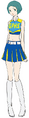 Fuuka's Cheer Outfit Concept Artwork
