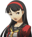 Yukiko's angry summer uniform portrait