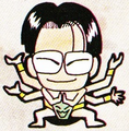 Artwork of Yōsuke Niino as Asura Lord from Shin Megami Tensei Law & Chaos Disc